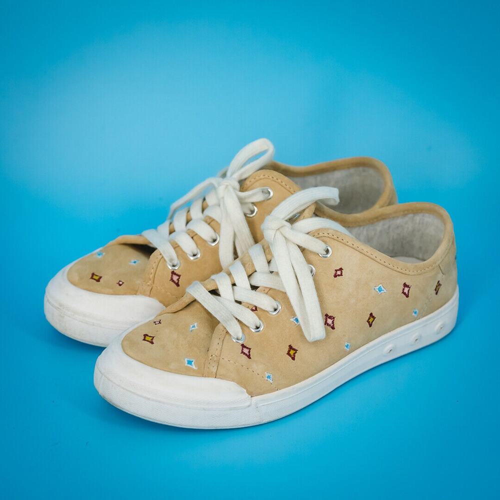 Rag & Bone Standard Issue 36 Size 6 US Diamond Embroidered Dune Sneakers